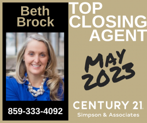 05 2023 Top Closing Agent - Beth Brock