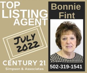 07 2022 Top Listing Agent - Bonnie Fint