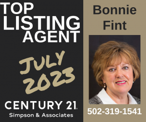07 2023 Top Listing Agent - Bonnie Fint