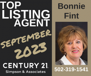 09 2023 Top Listing Agent - Bonnie Fint