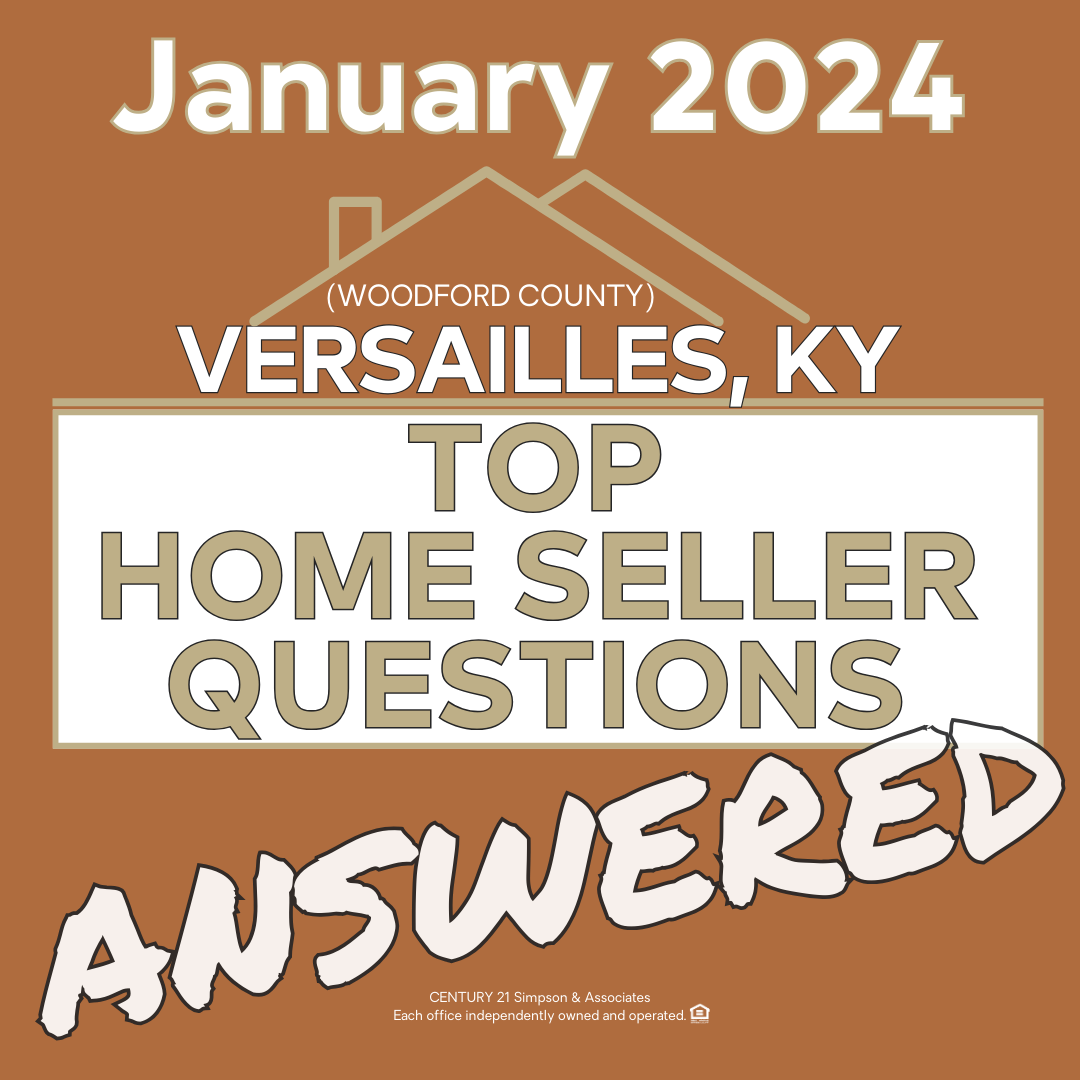 Jan 24 Versailles KY Top Seller Questions