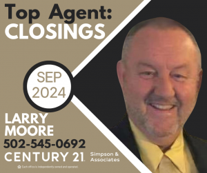 09 2024 Top Closing Agent - Larry Moore