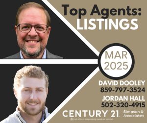 03 2025 Top Listing Agents - David Dooley and Jordan Hall