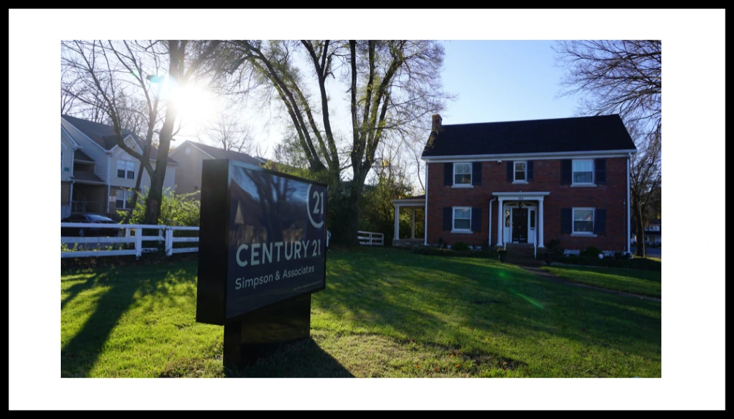Historic view of CENTURY 21 Simpson & Associates Lexington KY real estate office on Versailles Road